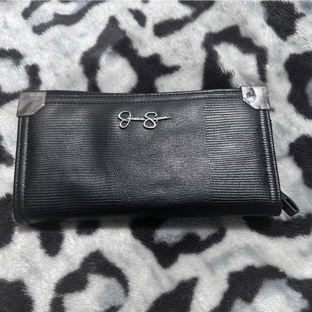 Jessica Simpson Black Fold Wallet